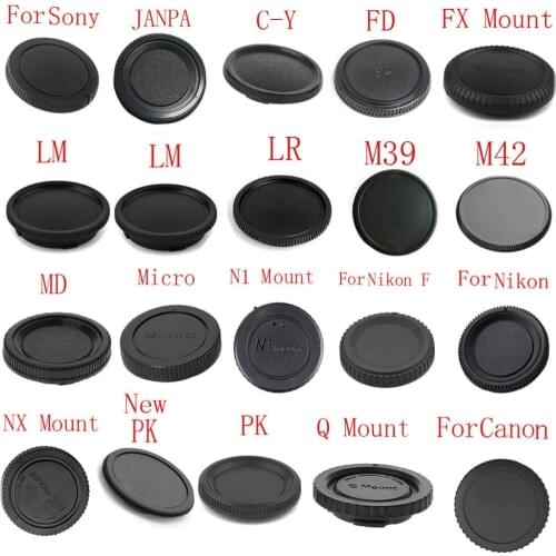 10pcs/lot camera Body cap for Canon nikon Sony for Pentax Olympus Micro M4/3 Panasonic Samsung Leica Fujifilm Camera Mount