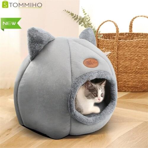 STOMMIHO Cat Bed Cat Accessories Cat Tent Nest Deep Sleep For Pets Cats House Supplies Cozy Cave Beds Cat Bed House Indoor