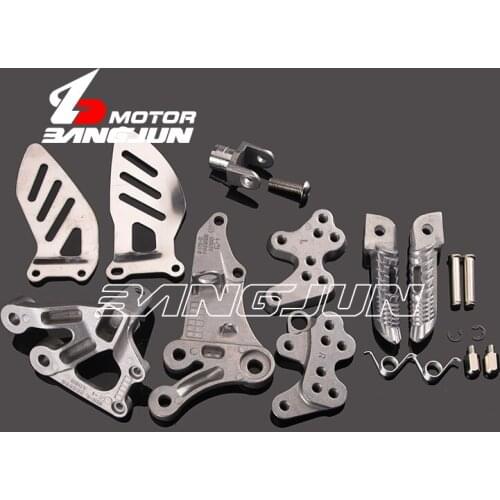 Motorcycle Durable Front Footrest Foot Peg Triangular Support Fits GSXR600/750 K6 K8 2006-2010