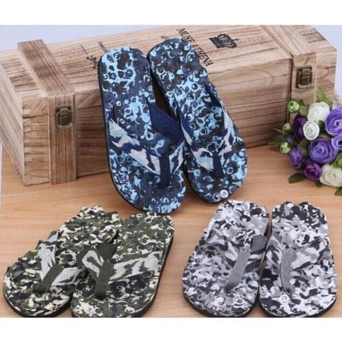 Mens Sport Water Shoes Beach Water Flip Flops Non Slip Slippers Camouflage Flip Flops Sport Water Shoes Beach Shoes