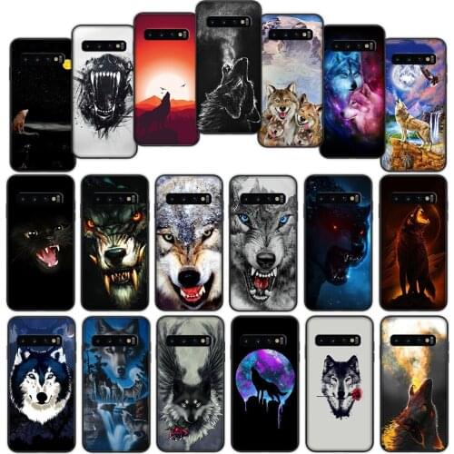 Angry snow wolf Soft Cover Case for Samsung Galaxy Note 10 20 Ultra S10 Plus S10e Lite