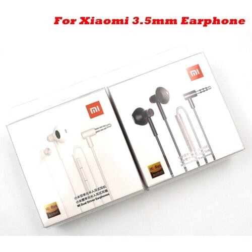 Xiaomi Mi 9 Hybrid DC Seo In-Ear Earphone 3.5mm Earsets Dual Driver For Mi Note 10 Lite CC9E CC9 Pro Redmi Note 8 8T 9s Pro max