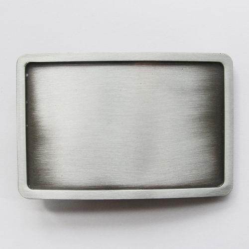 Low price Suitable for belt buckle big discount Rectangle Antique Silver Belt Buckless