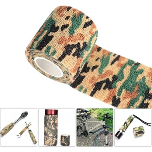 Hunting Breathable Camouflage Sticker MTB Bike Front Fork Frame Protective Tape Cycling Accessory