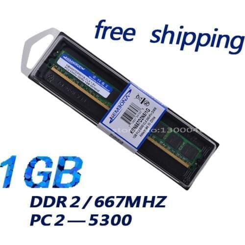 KEMBONA Brand New Sealed DDR2 667Mhz PC2 5300 DDR2 1GB for Desktop RAM Memory / Free Shipping