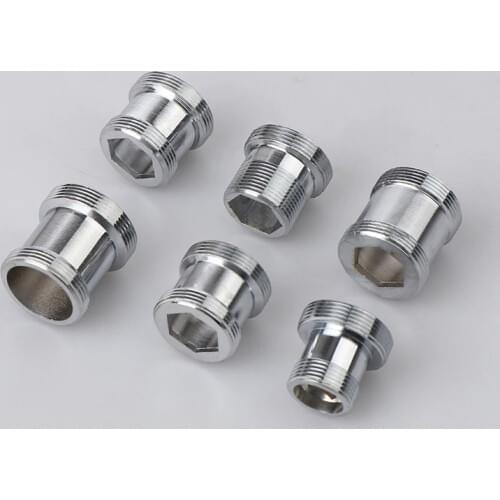 Faucet Adapter M16 M18 M20 M21 M22 M24 Thread Transfer Thread Brass Connector Bathroom Kitchen Faucet Spout Accessories