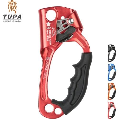 XINDA Outdoor Sports Rock Climbing Left /Right Hand Ascender Device Mountaineer Handle Ascender Climbing Rope Tools