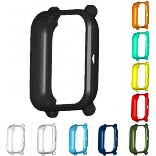 Anti-scratch TPU Full Edge Smart Watch Protective Cover for Huami AMAZFIT-POP
