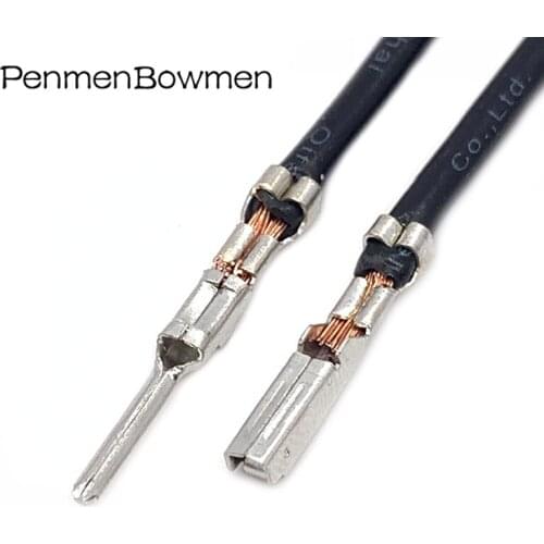 1.5MM Way Brass Tyco Crimp Terminal Splice Pins For Sealed Waterproof Male Female Connectors With 18 AWG Cable 183025-1 282109-1