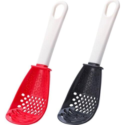 2021 New Mesh Scoop Colander Kitchen Grinding Ginger Garlic Cooking Spoon Shovel Tools Kitchen Accessories Gadgets Colander