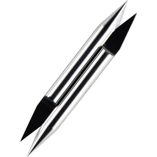 5pcs High precision 30 Degree 0.1mm Carbide Double Headed PCB Engraving V Bits CNC Router Tool 30 #2J3.3001