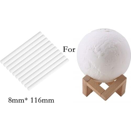 8mm* 116mm 10 Pcs Cotton Sponge Stick for USB Humidifier Aroma Diffuser