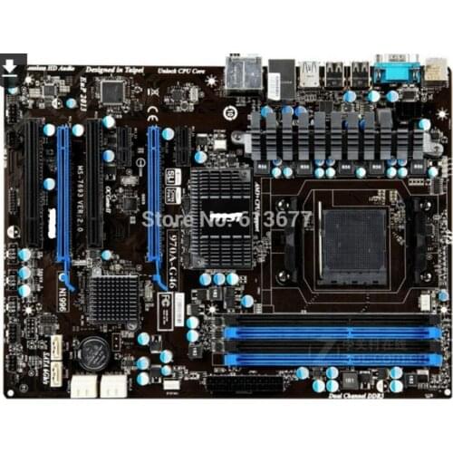 MSI 970A-G46 original motherboard DDR3 Socket AM3/AM3+ USB3. 970 Desktop motherboard ON SALES