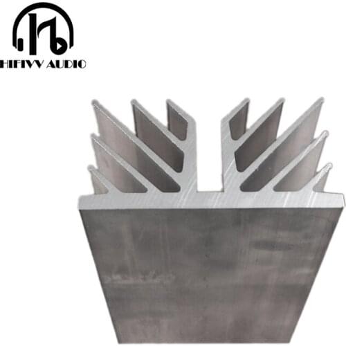 DIY radiator Aluminum heatsink for amplifier Electronic heat dissipation cooling cooler 150*75*260mm heat sink