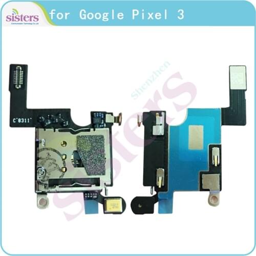 Sim Card Holder Flex Cable For Google Pixel 3 Sim Card Tray Slot Flex Ribbon for Google Pixel 3 Phone Replacement Parts Tested