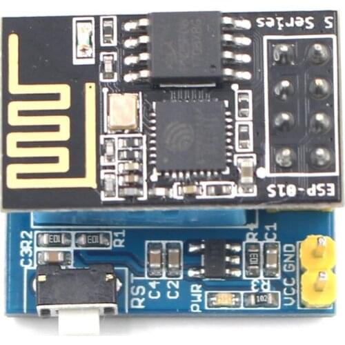 ESP8266 ESP-01S Serial Wireless Transceiver+DHT11 Temperature Humidity Monitor Shield Sensor Wifi Module Adapter Board