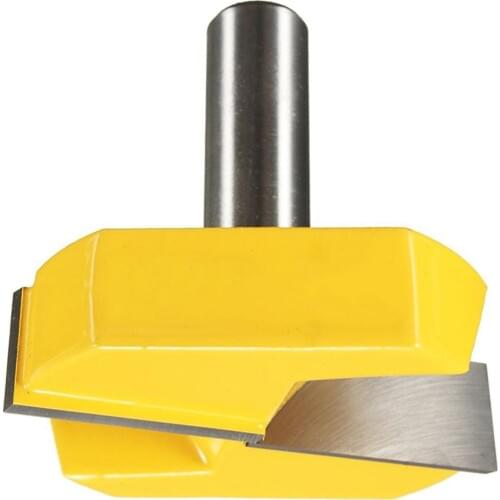 1/2 Shank Cleaning Bottom Router Bits 2-3/16 Cutting Diameter for Surface Planing Router Bit Trimming Milling Cutter Wood Cutter