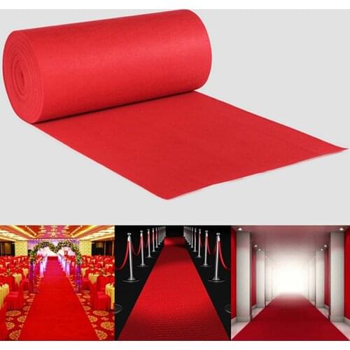 Red White Wedding Carpet Wedding Aisle Runner Indoor Outdoor Party Film Festival Celebrations Awards Events Wedding Decoration