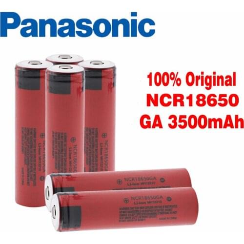18650 Lithium Rechargeable Battery New 100% Original NCR18650BGA 3.7v 3500mah 18650 battey For Flashlight batteries (NO PCB)