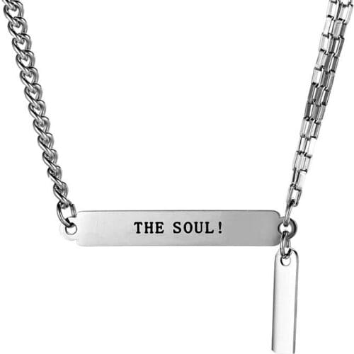 Fashion Metal Stainless Steel Necklace Collar Women Trendy Elegant Romantic Pendants Chains Jewelry