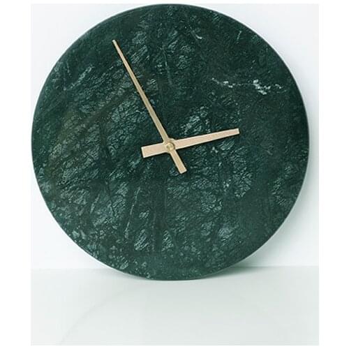 Nordic Wall Clock Modern Marble Clock Minimalist Living Room Home Decoration Accessories Silent Quartz Wall Watch Round horloge