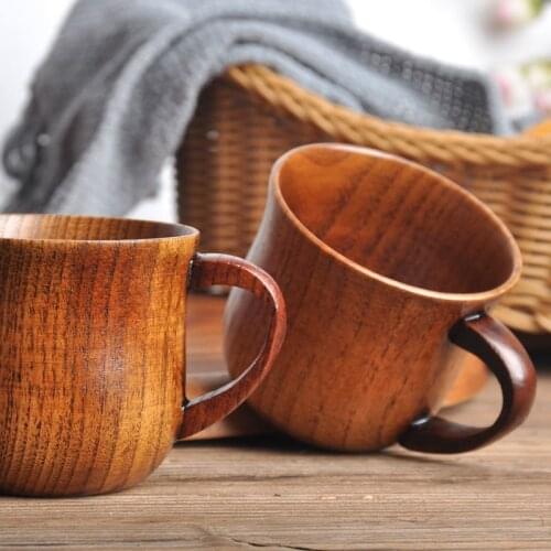 Natural Jujube Wood Cup Solid Wood Cup Handmade Wooden Cup Mug Breakfast Milk Coffee Cup Kitchen Drinkware Kitchen Accessories