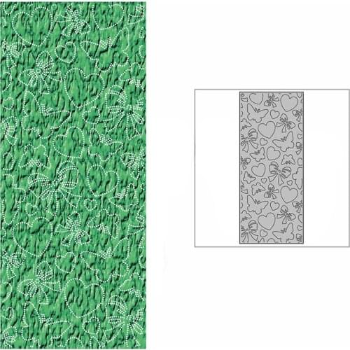 New Slim Butterfly Heart Bow Background Plate 2021 Metal Cutting Dies for Scrapbooking and Card Making Embossing Craft No Stamps