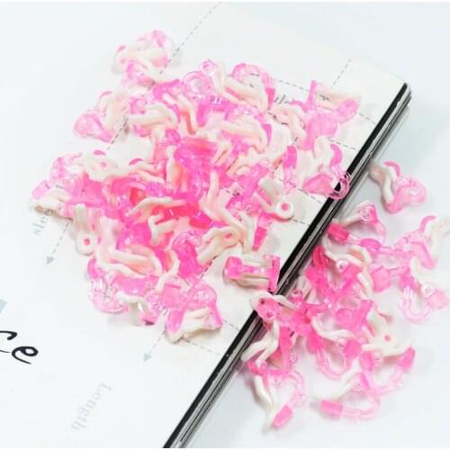 50 Piece Plastic Ear Clips Base Ear No Piercing Earring Base For Jewelry Making