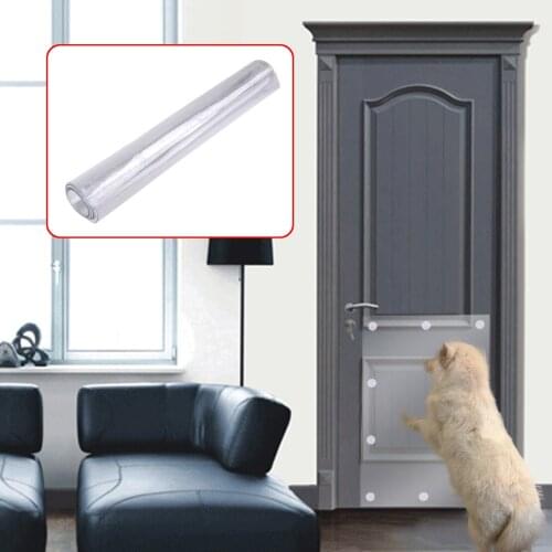 Plastic Clear Couch Furniture 122 x 44cm Plastic Door Anti Pet Scratch Protector Guard Pad Mat
