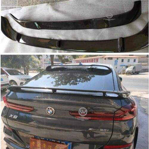 NEW High Quality Carbon Fiber Rear Trunk Lip Spoiler Roof Spoiler Wing Fits For BMW X6 G06 2019 2020 2021 2022