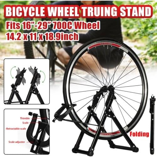 Home Mechanic Bike Bicycle Wheel Truing Stand Wheel Maintenance Home Truing Stand Holder Support Rack Bike Repair Tool Stand