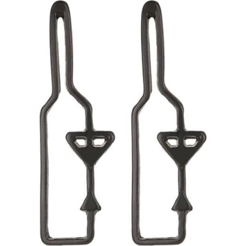 Hollow Red Wine bottle Shaped Earrings for Women Black Gold Color Funny Abstract Goblet Stud Earrings Ear Studs Party Jewelry