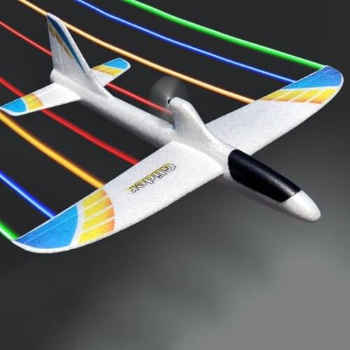 RC Airplanes USB Charging Electric Hand Throwing Glider DIY Airplane Model Hand Launch Throwing Glider toy for children 2