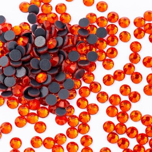 Multi colors SS4-SS30 Hot Fix Rhinestones Flat back crystal strass Glitter Hot Fix Rhinestones Stone For Bag Shoe Fabric Garment