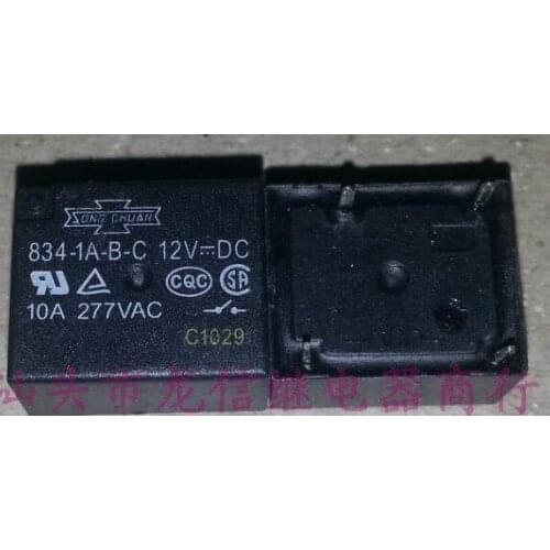 Relays 834-1A-B-C 12VDC