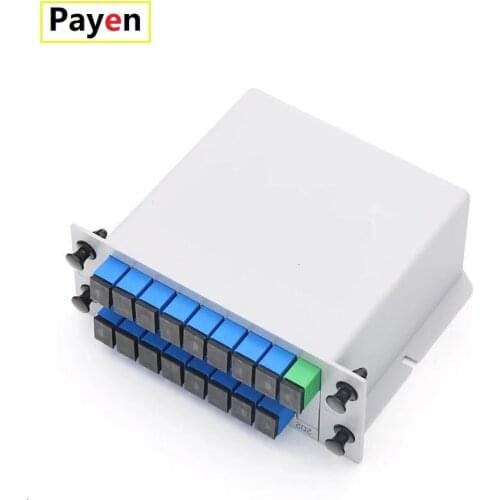 SC UPC PLC 1X16 Fiber Optic FTTH Splitter Box PLC Insert Sheet Type Fiber Optical Coupler Splitter Insertion