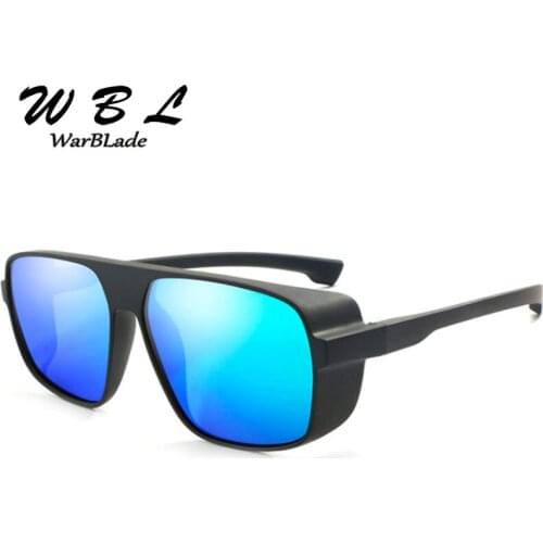 WarBLade Men Polarized Sunglasses Brand Designer Mirror Lens Square Eyewear female Sun Glasses Coating Driving Shades Women