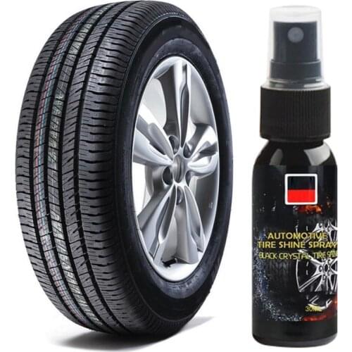 1PC 30ml Car Tire Cleaning Agent Multifunctional Waxing Tire-wheel Dedicated Refurbishing Agent Cleaner Car Accessories