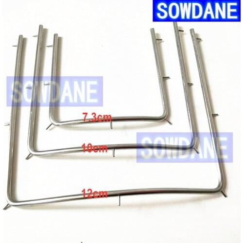 Dental Teeth Whitening Mouth opener Rubber Dam Latex Frame Tool Stainless Steel 10CM/12CM/7.3CM for selection