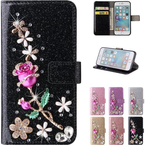 Luminous Leather Case For Huawei P20 P30 Lite P40 P smart 2019 2021 Y6 Y7 2018 Y5 2019 Mate10 20 Pro Honor10Lite Flip Case