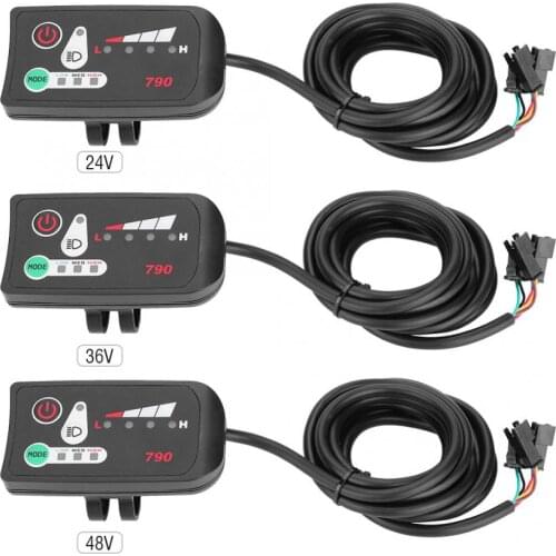24V/36V/48V Waterproof Electric Bicycle LED Display Control Panel Electric Bike DIY Accessory Part for Electric Bike Scooter