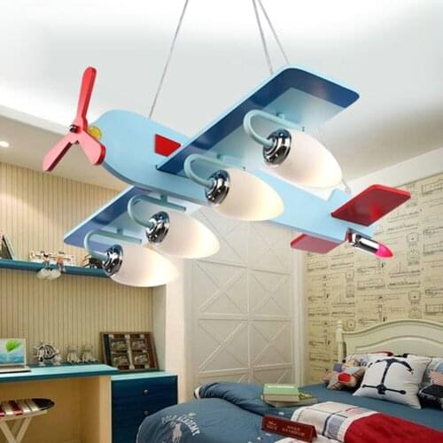 Air eye protection airplane lights children 's room creative cartoon cute LED bedroom lighting boy room lighting