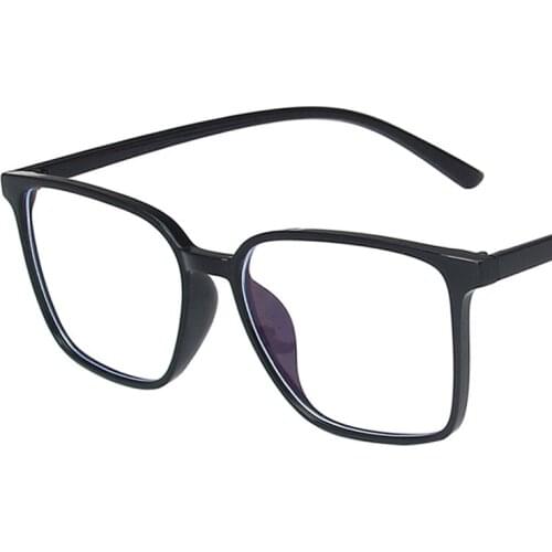 Square Frame Women Men Eyeglasses Anti-Blue Radiation Lens UV400 Eye Protection Girl Sexy Ladies Fashion Eyewear