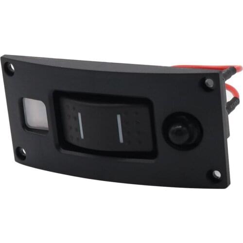 12V 24V Marine Boat Car 3-Way ON-OFF-ON Rocker Switch Panel Waterproof IP 66