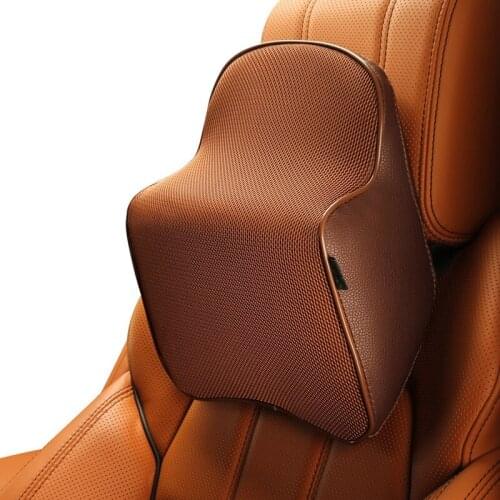 Car Neck Pillow 3D Memory Foam Head Rest Adjustable Auto Headrest Pillow Cervical Pillows Seat Pillow