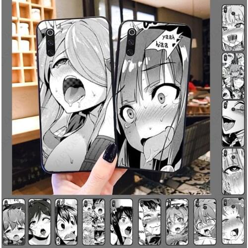 Anime girl cartoon japan cute face Luxury Phone Cover for xiaomi mi9T mi8se mi10pro mi6 note10 lite MIA1 MIA2 MIA3 CC9PRO Cases