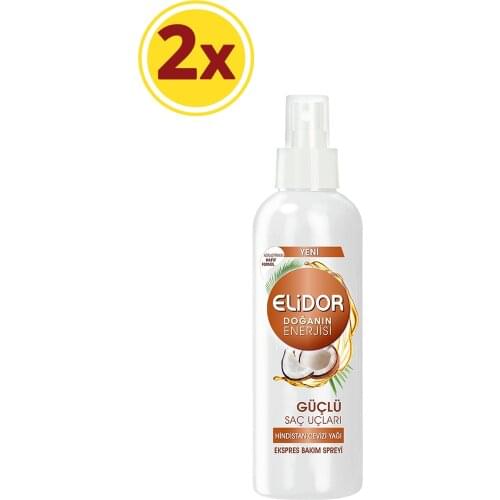 Express Hair Care Spray strong Hair Ends Coconut Oil 210 ml x 2