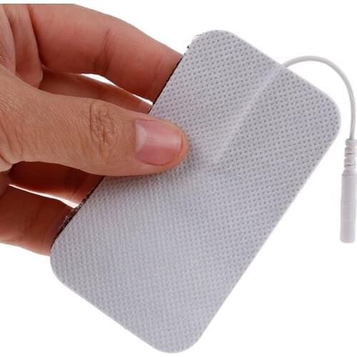 8pcs/10pcs Electrode Pads Tens Electrodes Digital Therapy Machine Body Massager Replacement Pads For Tens With 2mm Plug