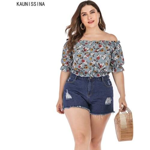 KAUNISSINA Women's T-shirts With Print