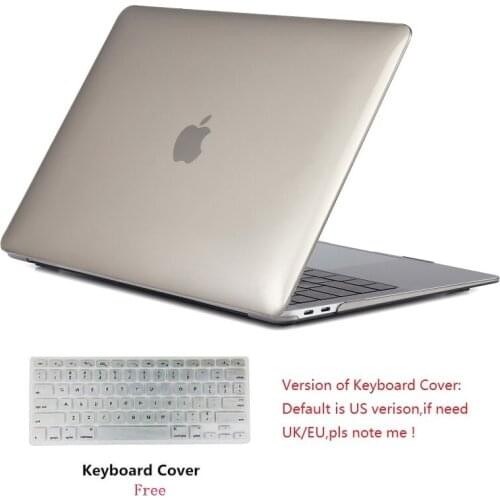 Crystal Laptop Case For Apple Macbook Pro Retina Touch Bar & ID Air 11 12 13 13.3 15 15.4 inchs Hard Shell+Keyboard Cover